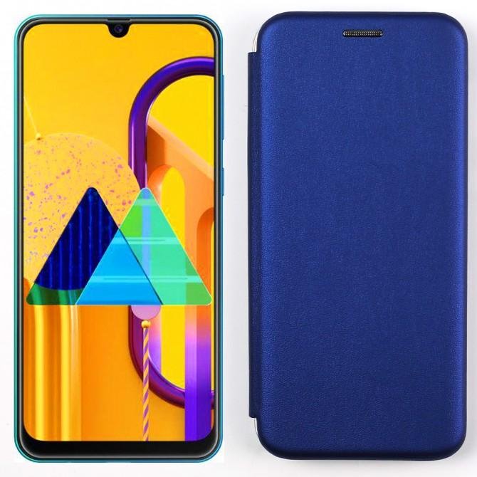 Чехол книжка U-Like Best для Samsung M307F M307 Galaxy M30s/M215 Galaxy M21 Blue