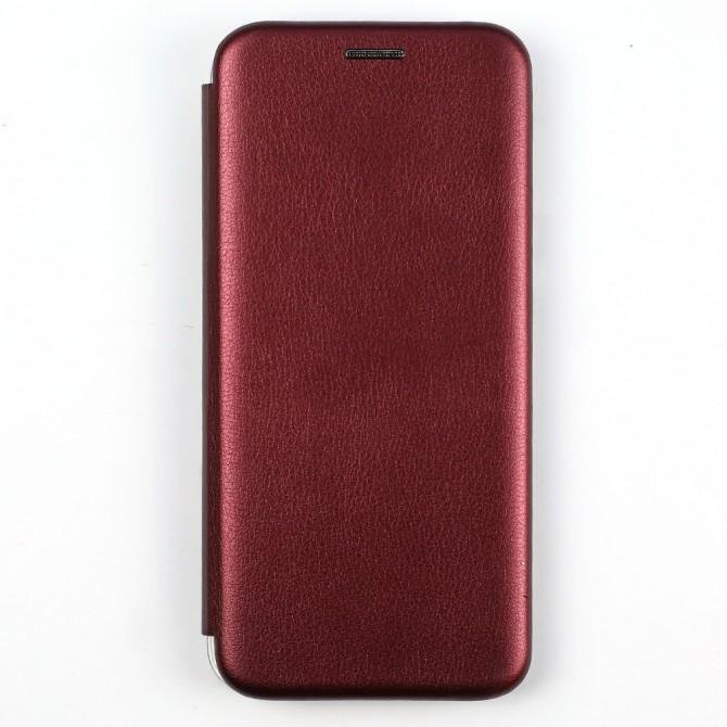 Чехол книжка U-Like Best для Samsung M307F Galaxy M30s Marsala-1
