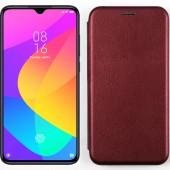 Чохол книжка U-Like Best для Xiaomi Mi9 Lite Темно Вишневий