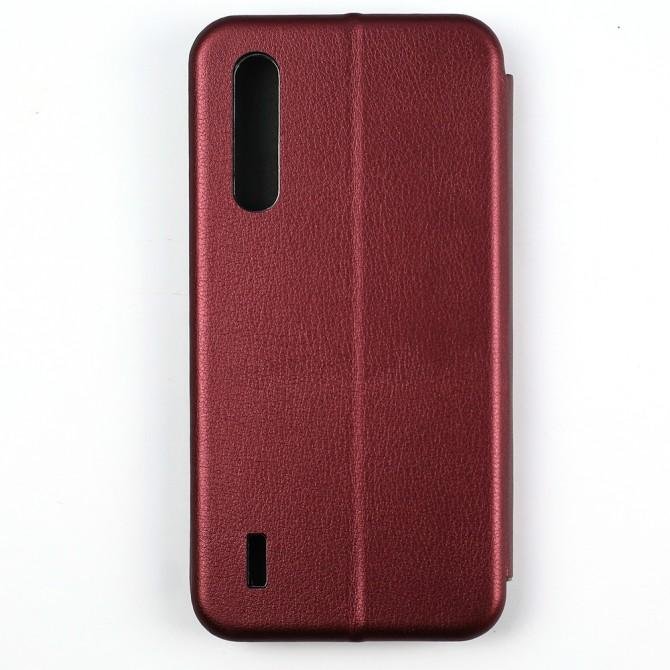 Чохол книжка U-Like Best для Xiaomi Mi9 Lite Темно Вишневий-2