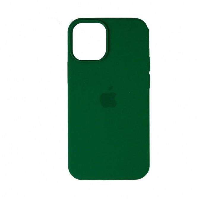 Силиконовый чехол для iPhone 14 Pro Dark Green FULL