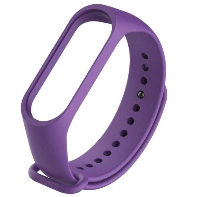 Ремінець для браслета Mi Band 3/4 (Silicon) Glicine