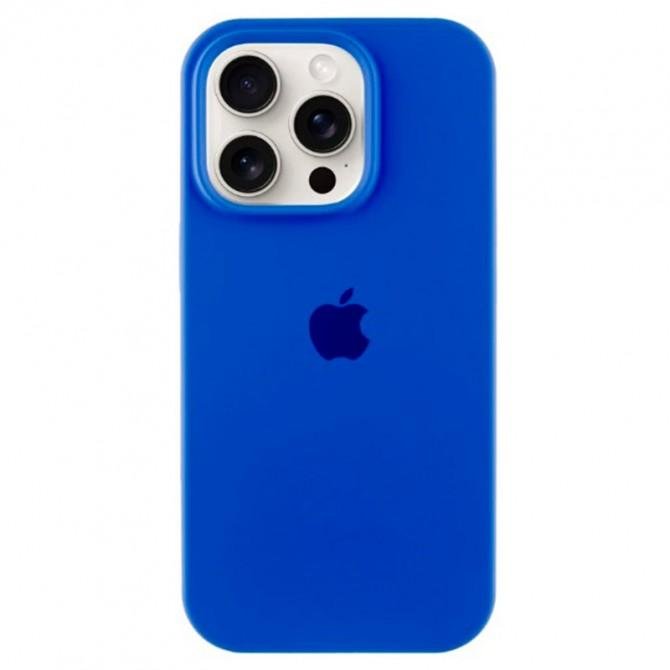Силиконовый чехол для iPhone 16 Pro Capri Blue FULL