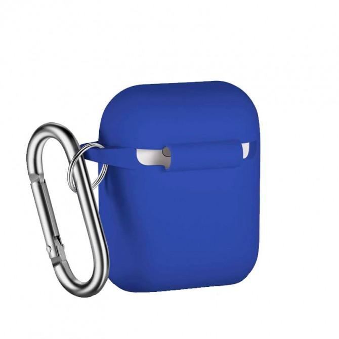 Чехол силиконовый для Airpods Лазурный-1