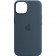 Шкіряний чохол Leather Case (AA Plus) with MagSafe для Apple iPhone 14 Pro (6.1'') Indigo Blue