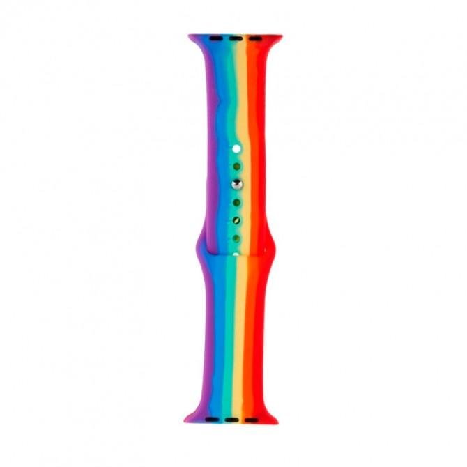 Ремешок для Apple Watch 42/44mm Sport Band Oil-rainbow
