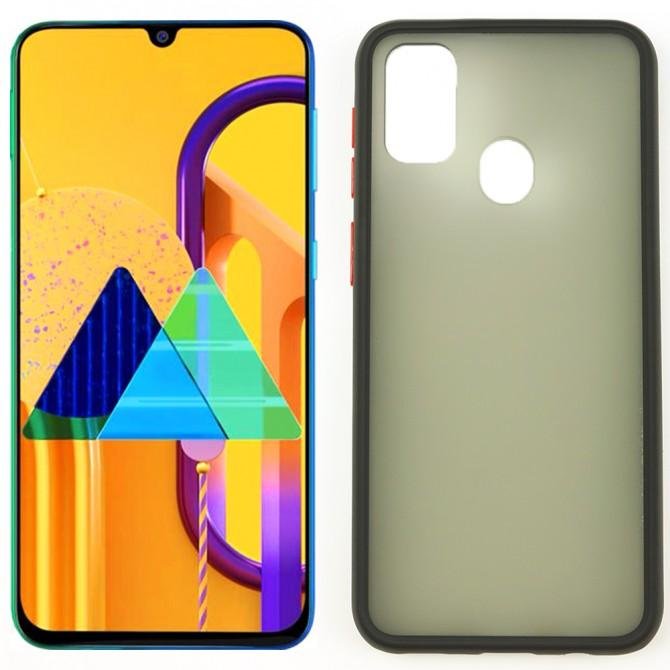Чехол MATT CASE для Samsung M307 Galaxy M30s/M215 Galaxy M21 Чёрный