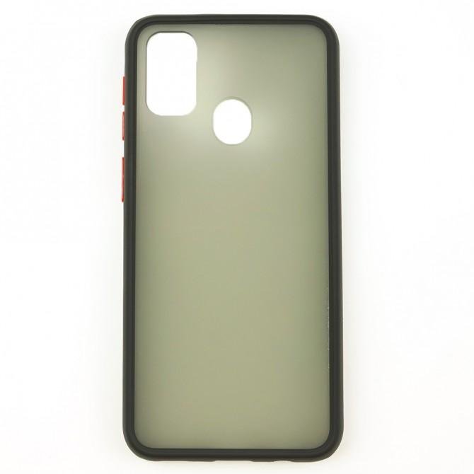 Чехол MATT CASE для Samsung M307 Galaxy M30s/M215 Galaxy M21 Чёрный-1