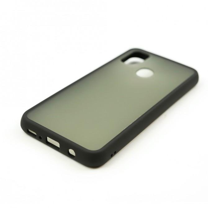 Чехол MATT CASE для Samsung M307 Galaxy M30s/M215 Galaxy M21 Чёрный-3