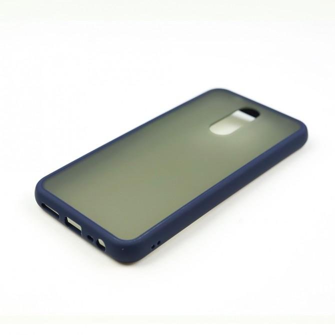 Чохол MATT CASE для Xiaomi Redmi 8 темно синій-3