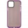 Чохол силіконовий Clear Neon для Apple iPhone 13 Фіолетовий