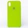 Оригинальный силиконовый чехол для iPhone X/Xs Салатовый FULL