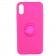 Чохол Ring Color для iPhone X/Xs Рожевий