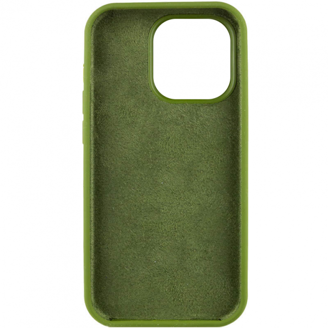 Силіконовий чохол для iPhone 12 Pro/12 Dark Olive FULL (NO LOGO)-3