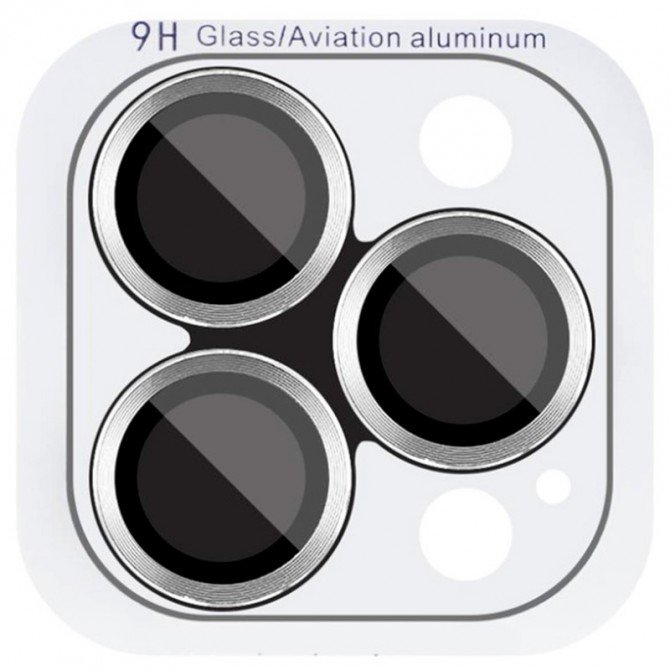 Захисне скло на камеру Metal Classic (в упак.) для iPhone 17 Pro Max (6.9") Срібний-2
