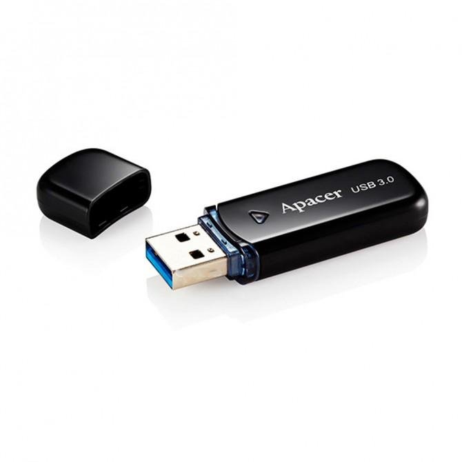 Флеш память Apacer USB 64Gb AH355 Чёрный USB 3.0