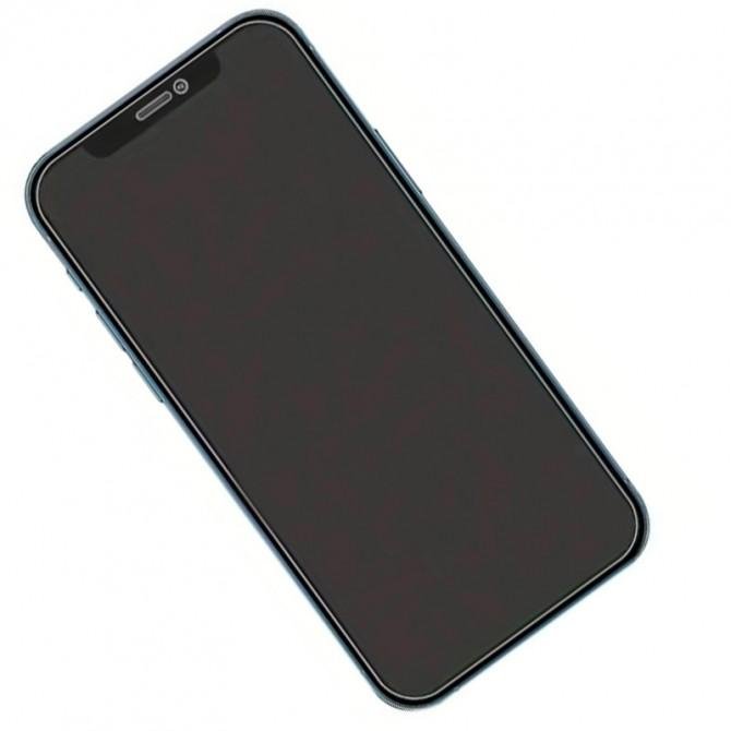 Защитное стекло для APPLE iPhone 16 Pro (6.3") Full Glue (0.3 мм, 2.5D, матовое черное)-1