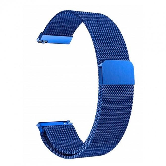 Ремінець універсальний 22mm Milanese Loop Blue