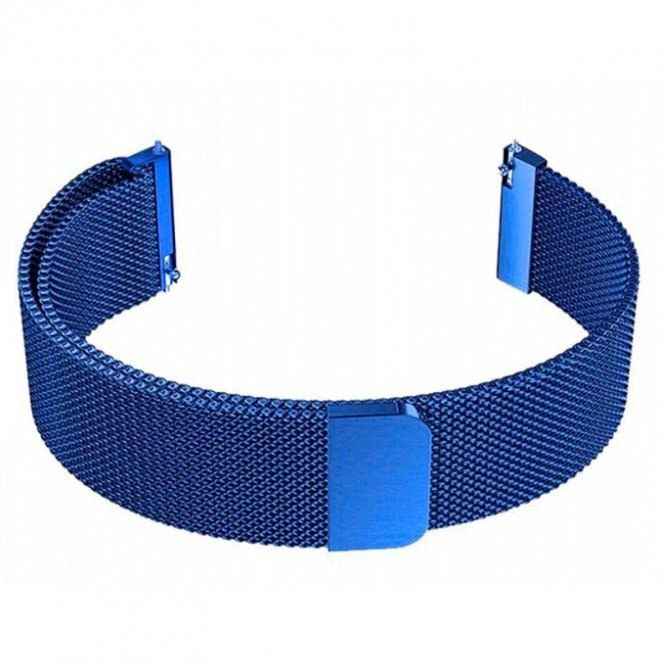Ремінець універсальний 22mm Milanese Loop Blue-1