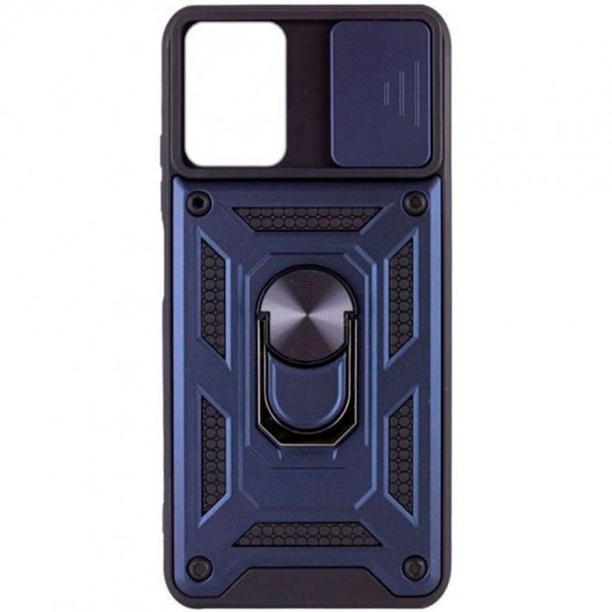 Чехол HONOR Hard Defence Series Samsung M336 Galaxy M33 Blue (with Camshield and magnet)