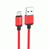 Кабель Borofone BX87 Sharp MicroUSB Red 1m