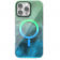 Чехол TPU Shiny Mountain (MagFit) для Apple iPhone 16 Pro (6.3") Green/ Blue
