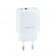 СЗУ Gelius Pro X-Duo GP-HC014 USB+Type-C QC3.0/PD20W White + кабель Type-C