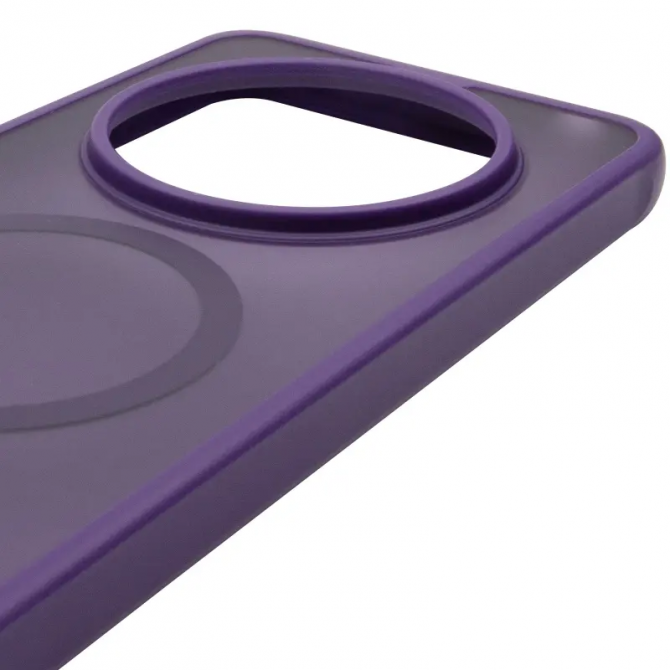 Чeхол TPU+PC Lyon Frosted series with Magsafe Xiaomi Redmi 14C / Poco C75 Purple-3