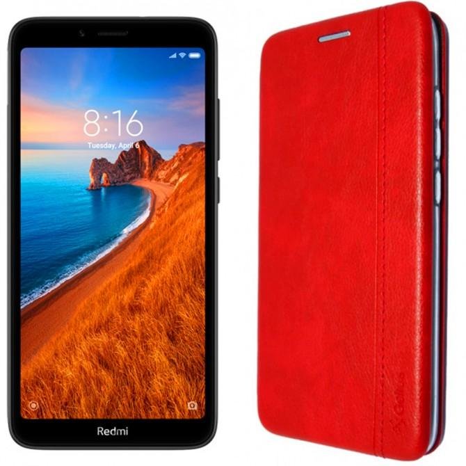 Чохол книжка Gelius для Xiaomi Redmi 7a Червоний