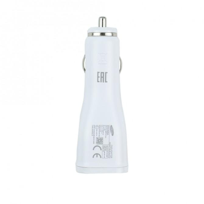 Автомобильное зарядное устройство Samsung + Кабель MicroUSB Белый-2