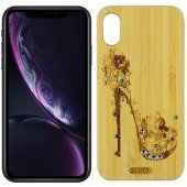 Чехол Bamboo Wooden Case with Diamonds для iPhone X/Xs Туфелька Чехол Bamboo Wooden Case with Diamonds для iPhone X/Xs Туфелька
