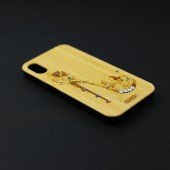 Чехол Bamboo Wooden Case with Diamonds для iPhone X/Xs Туфелька Чехол Bamboo Wooden Case with Diamonds для iPhone X/Xs Туфелька