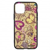 Чохол Bamboo Wooden Case with Diamonds для iPhone 11 Pro (5.8``) Серця Чохол Bamboo Wooden Case with Diamonds для iPhone 11 Pro (5.8``) Серця