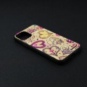 Чохол Bamboo Wooden Case with Diamonds для iPhone 11 Pro (5.8``) Серця Чохол Bamboo Wooden Case with Diamonds для iPhone 11 Pro (5.8``) Серця