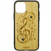 Чехол Bamboo Wooden Case with Diamonds для iPhone 11 Pro Max (6,5``) Мелодия Чехол Bamboo Wooden Case with Diamonds для iPhone 11 Pro Max (6,5``) Мелодия