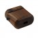 Чохол Bamboo Wooden Case For Airpods Темно коричневий