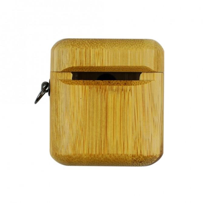 Чохол Bamboo Wooden Case For Airpods Коричневий