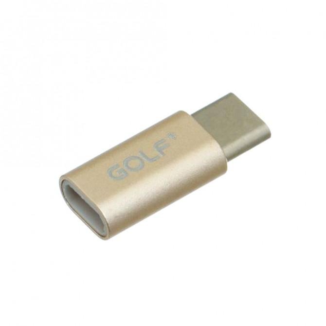 Переходник Golf GC-31 Золотой