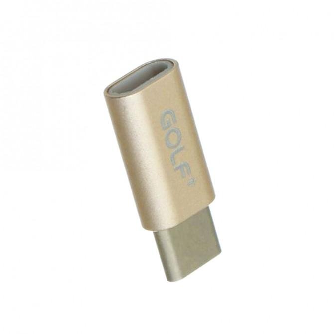 Переходник Golf GC-31 Золотой-1
