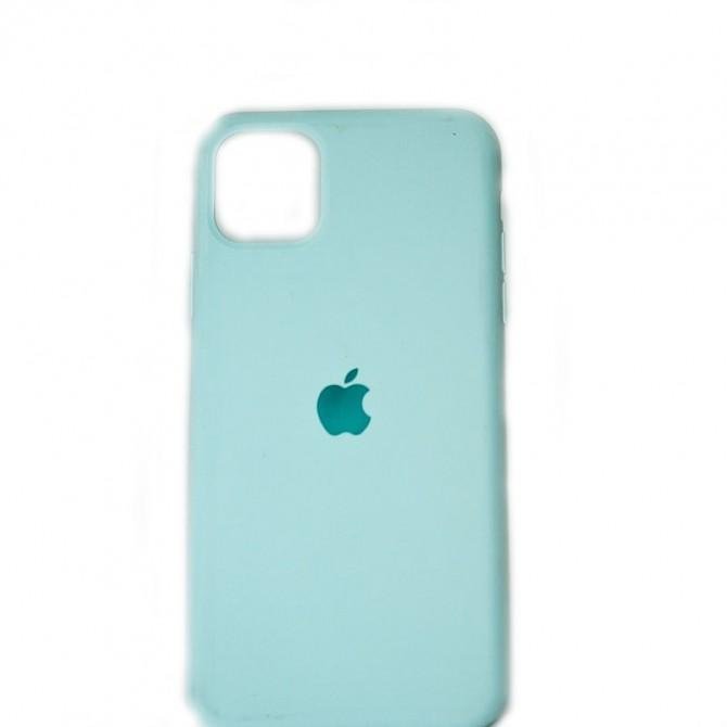 Оригинальный силиконовый чехол для iPhone 11 Pro Max Оливковый FULL-2