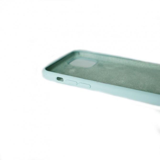 Оригинальный силиконовый чехол для iPhone 11 Pro Max Оливковый FULL-3