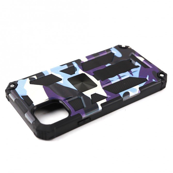 Чохол Shockproof Camouflage для Apple Iphone 11 Синій-3