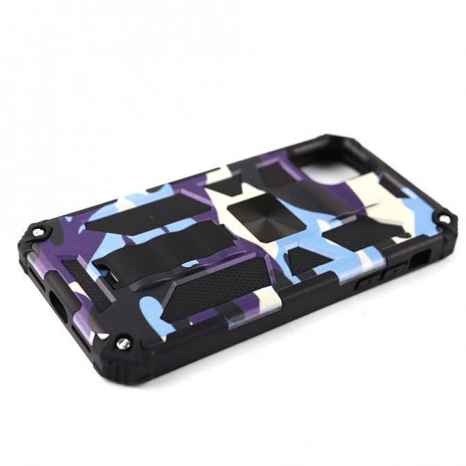 Чохол Shockproof Camouflage для Apple Iphone 11 Синій-4