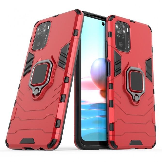 HONOR Hard Defence Series Xiaomi Redmi Note 10/10S Red (with magnet)-3