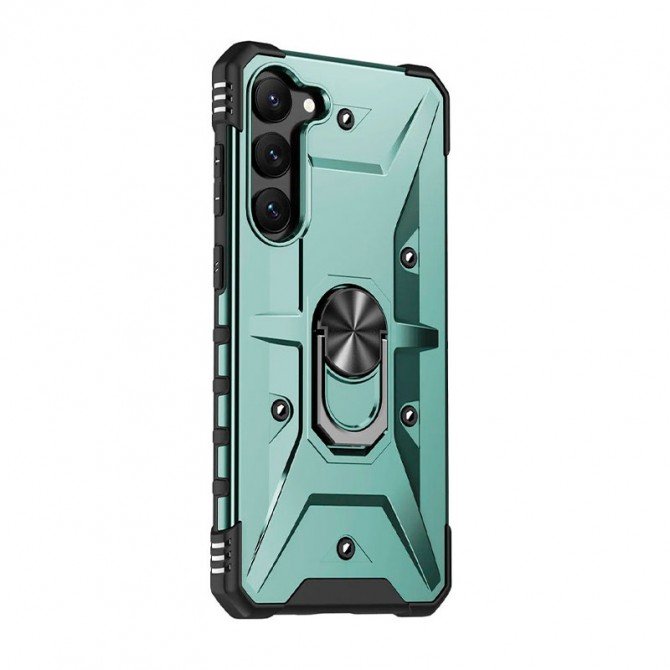 Чохол HONOR Hard Defence Series Samsung A346 Galaxy A34 5G Green (with Camshield and magnet)