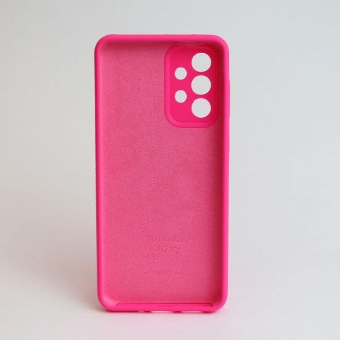 Чехол Original Soft Case Samsung A336 Galaxy A33 Ярко Розовый FULL-1