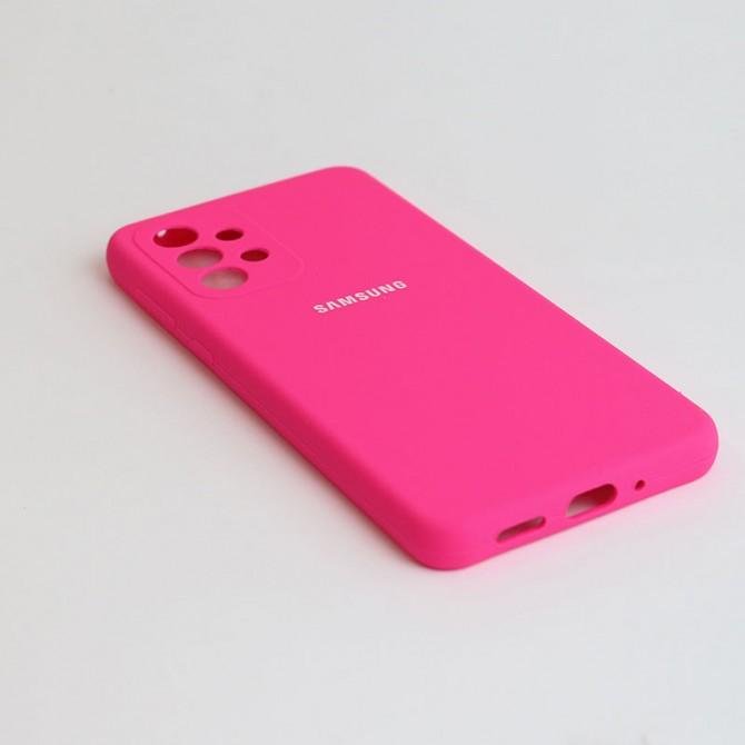 Чехол Original Soft Case Samsung A336 Galaxy A33 Ярко Розовый FULL-3