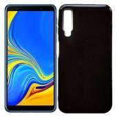 Чехол Silicone 3in1 Блёстки для Samsung A750 Galaxy A7 2018 Чёрный