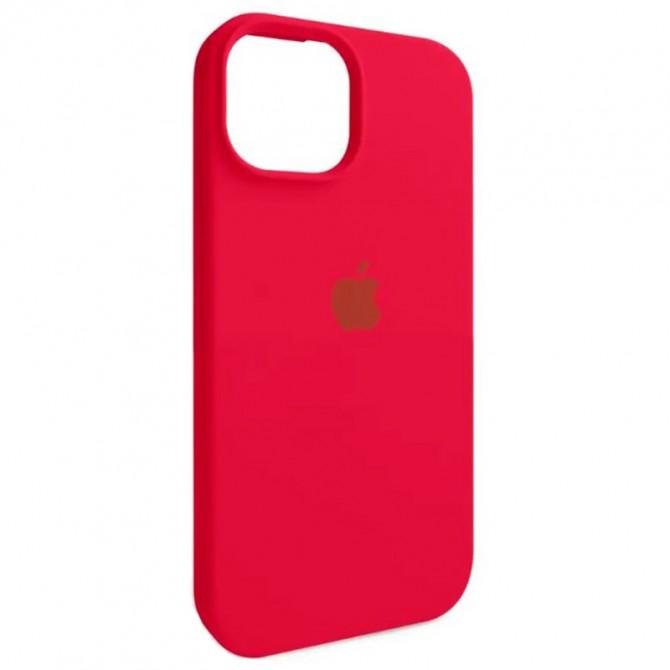 Силіконовий чохол для iPhone 15 Rose Red FULL