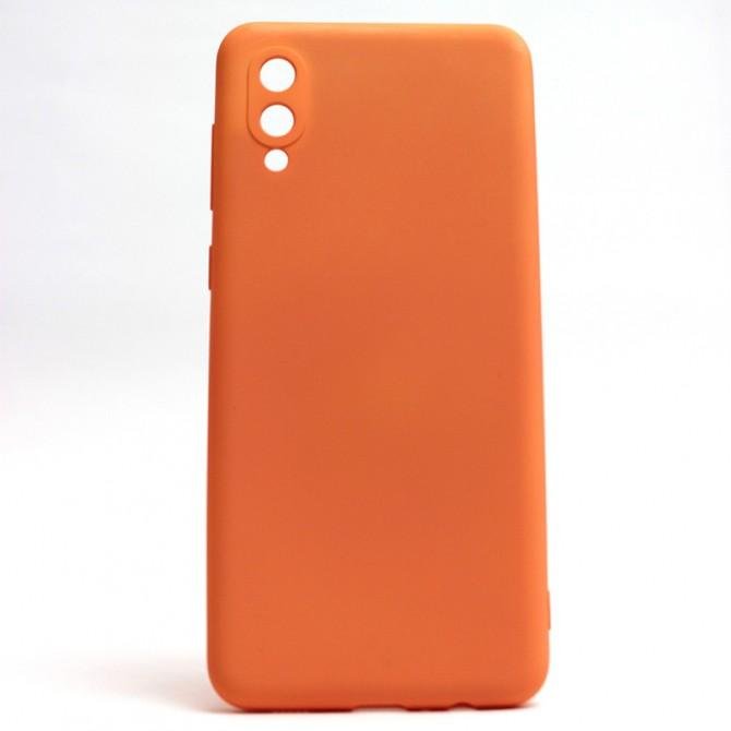 Чехол Original Soft Case Samsung A022 Galaxy A02 Оранжевый FULL